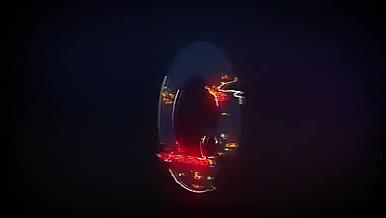 赛博朋克科技故障风标志展示片头片尾视频的预览图